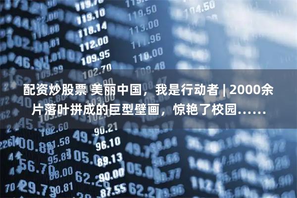 配资炒股票 美丽中国，我是行动者 | 2000余片落叶拼成的巨型壁画，惊艳了校园……