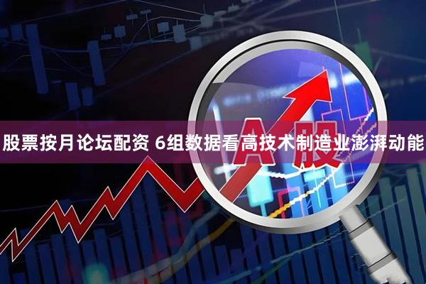 股票按月论坛配资 6组数据看高技术制造业澎湃动能